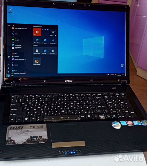 Ноутбук бу MSI CX705