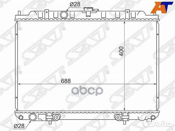 Радиатор Nissan Avenir 98-05 / Expert 99-06 / T