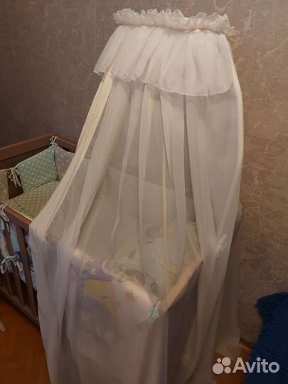 Балдахин в кроватку с держателем