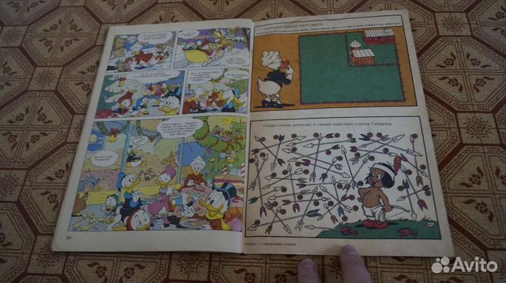 Комикс микки маус Рождественский номер 1993 г,Рожд