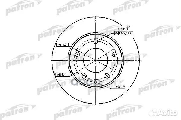 Диск тормозной передн ford USA: probe II 93-98