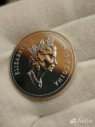 Канада. 1 доллар серебро