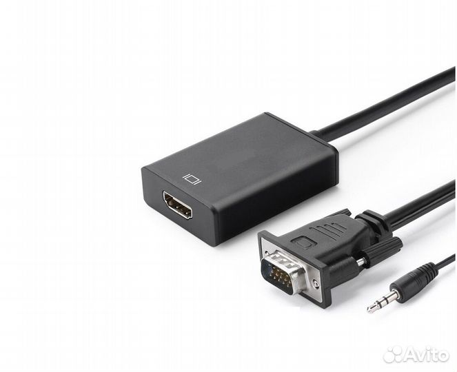 Адаптер-преобразователь VGA - hdmi 5138 (black)