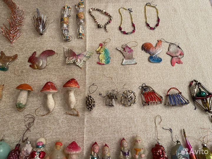 Елочные игрушки СССР