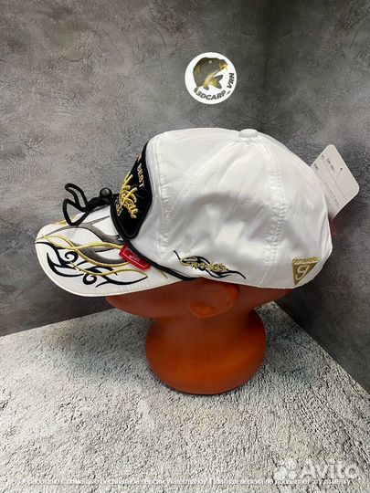 Кепка Gamakatsu белая Рыболовная