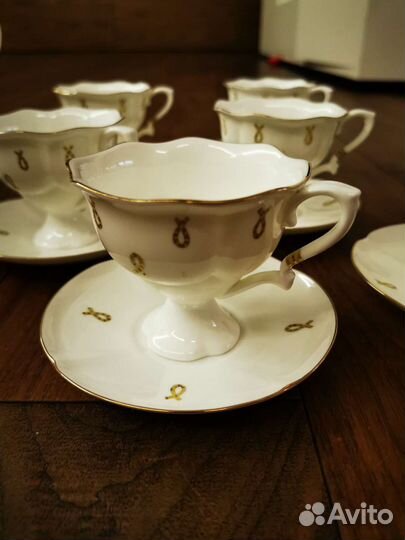 Новый Сервиз кофейный ифз Наташа Петельки