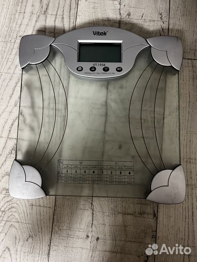 Весы напольные электронные vitek
