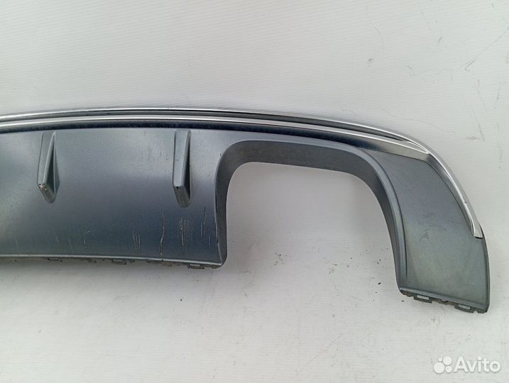 Накладка на бампер задняя Audi S3 8V 2013-2016