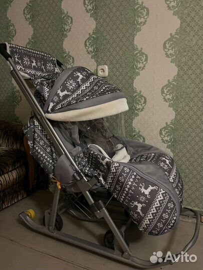 Коляска санки