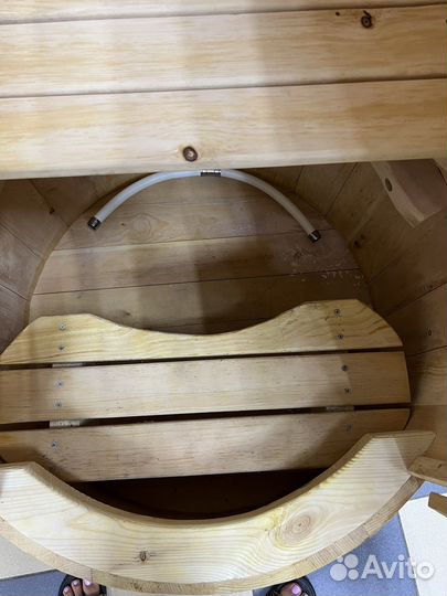 Кедровая бочка с парогенератором