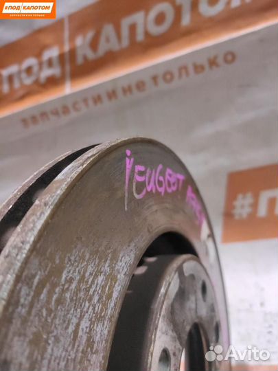 Диск тормозной передний Peugeot 207 рест. 2010