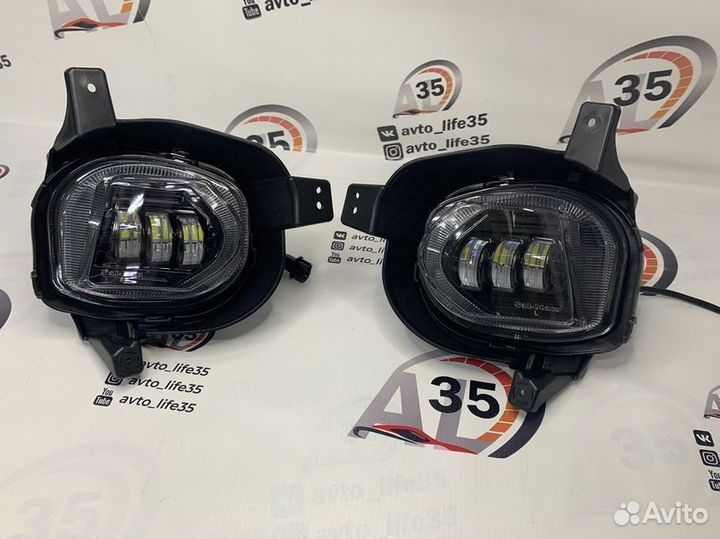 LED птф Hyundai Solaris 2021 г.в 60 ватт «Sal-man