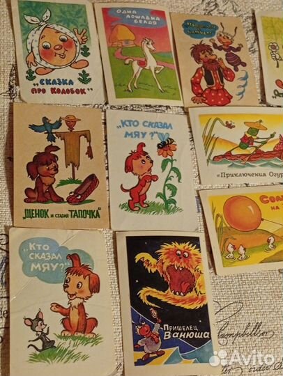 Календарики мультики детство