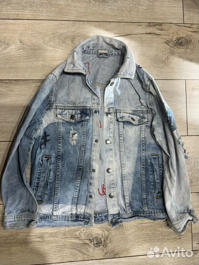 Джинсовая куртка gulliver 146