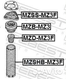 Отбойник переднего амортизатора (mazda 3 BK 200