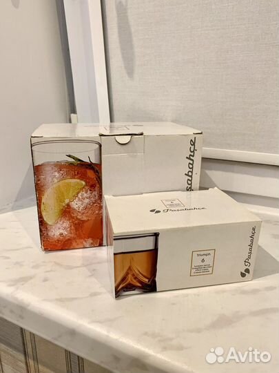 Pasabahce набор стаканов и стопок triumph