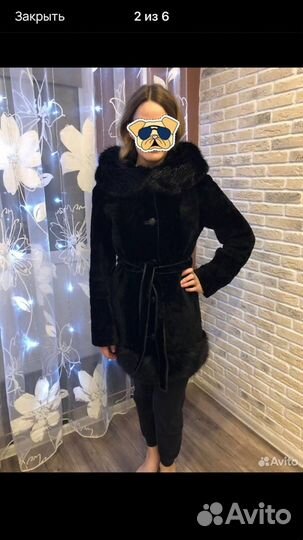 Шуба зимняя женская