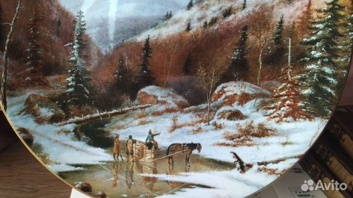 Тарелка Royal Grafton Англия Quebec Winter