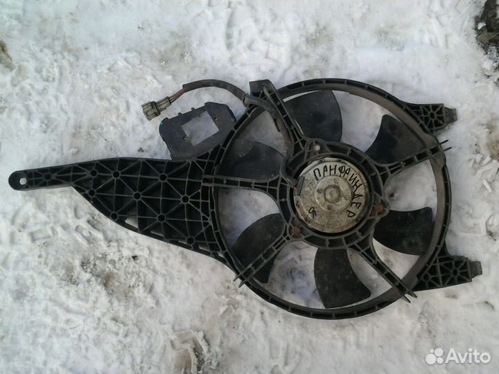 Nissan Pathfinder R51 вентилятор кондиционера