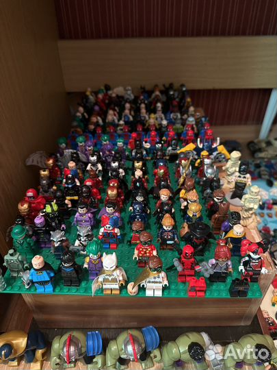 Lego Марвел и DC минифигурки оригинал и другие бу