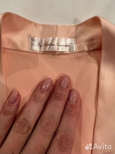 Шелковый халат Kristina Semenenko