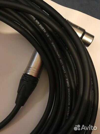 Микрофонный кабель Klotz 10 м XLR male to female