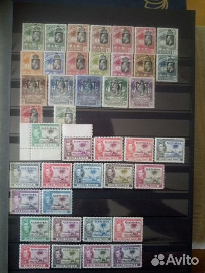 Коллекция марок британских колоний