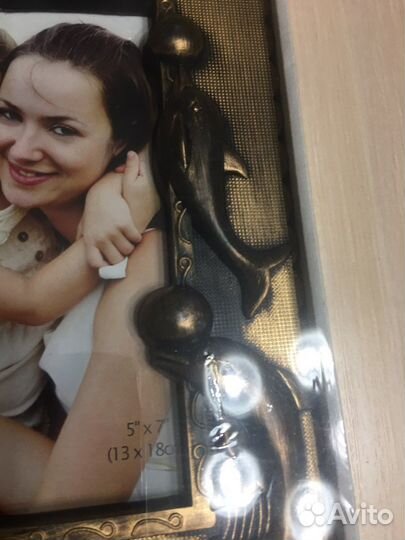 Фоторамка новая золото