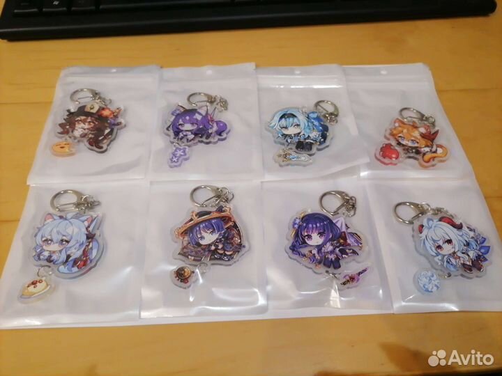 Брелки геншин импакт