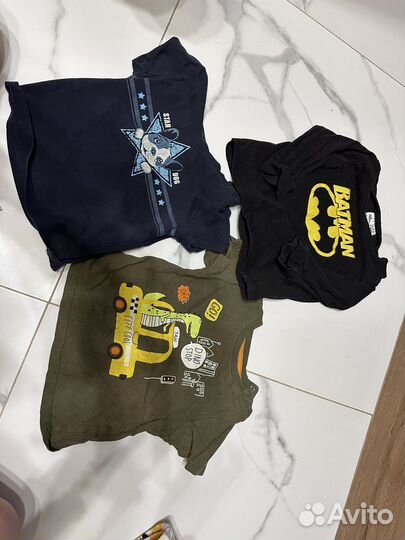 Вещи пакетом на мальчика 74 80