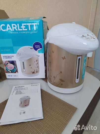 Термопот новый scarlett SC-ET 10D11