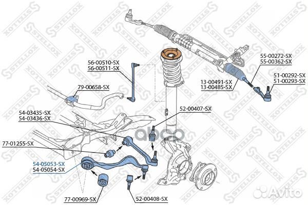 Рычаг BMW 1 (E87) /3 (E90) 04- перед.подв.верх.лев
