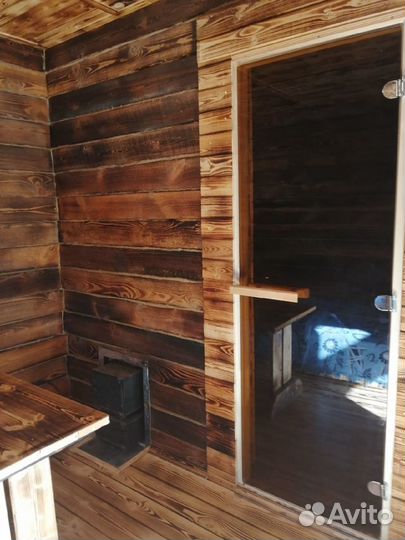 Баня с вениками на дровах