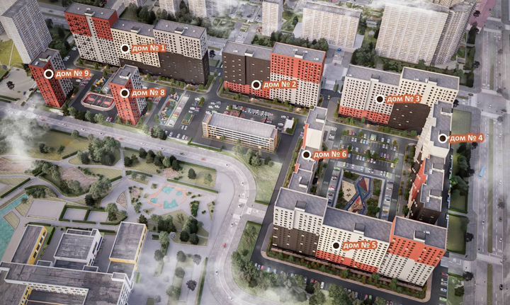 2-к. квартира, 44,1 м², 10/19 эт.