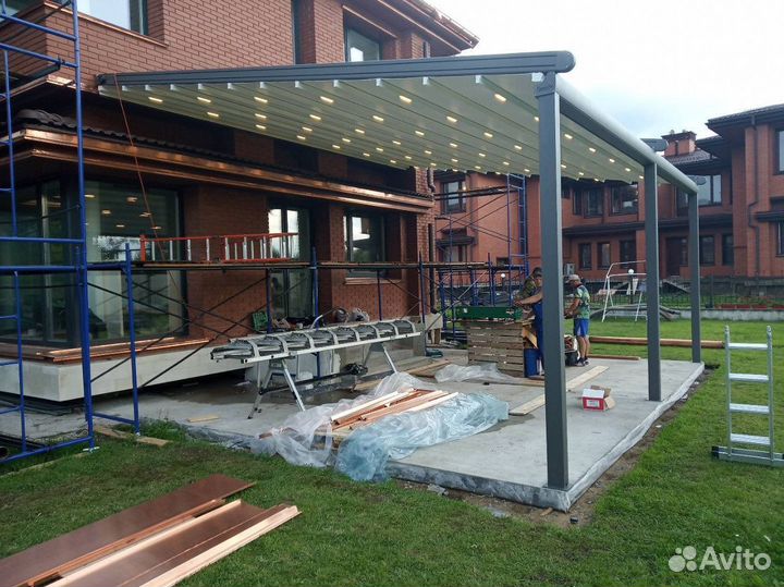 Перголы тентовые и биоклиматические