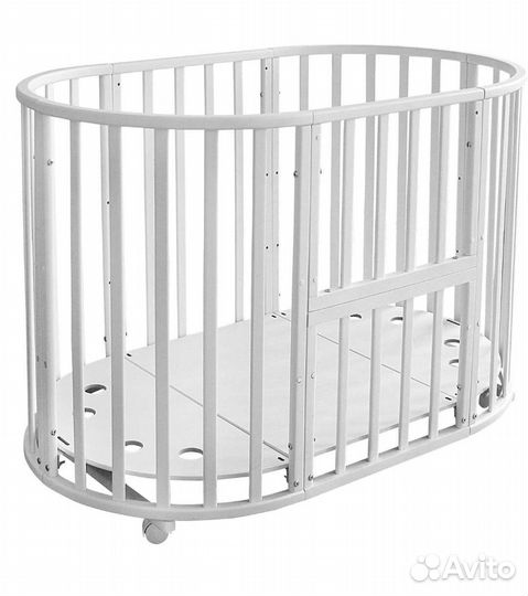 Детская кроватка трансформер с маятником 9 в 1