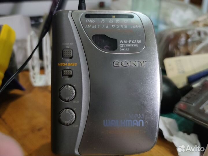 Ретро плеер кассетный Sony WM - FX355