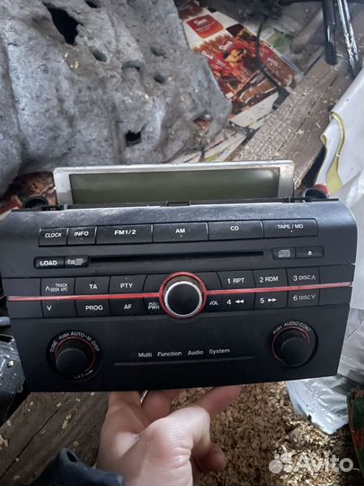 Магнитола штатная мазда 3 бк