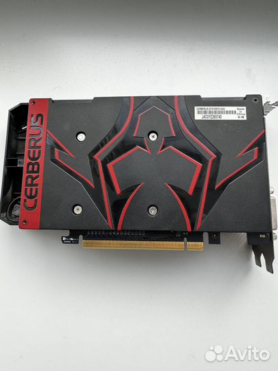 Видеокарта asus GeForce GTX 1050 Ti Cerberus