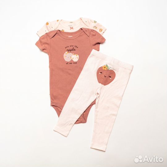 Carter's 2 комплекта из 3 предметов на 12 и 18 мес
