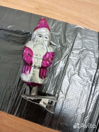 Елочные игрушки стекло СССР