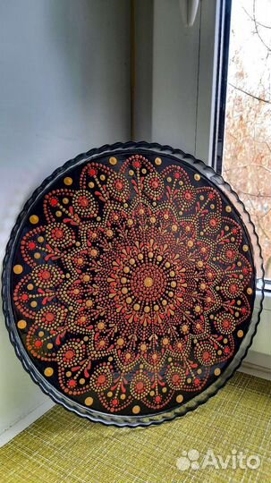 Тарелка из стекла 28см