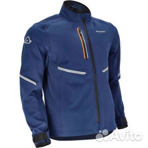 Куртка X-Duro WP для мотокросса Acerbis, синий/ора
