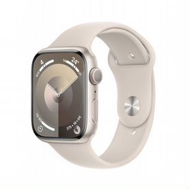 Apple Watch Series 9 41mm Starlight Sport Band