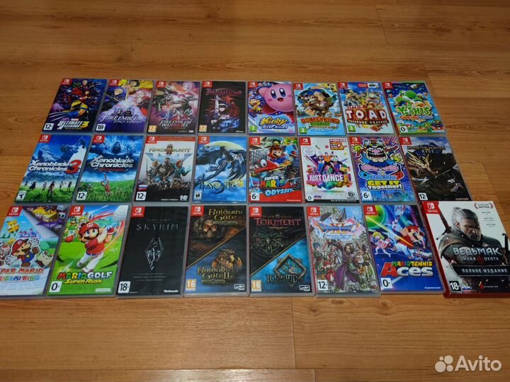 Игры Nintendo Switch в ассортименте