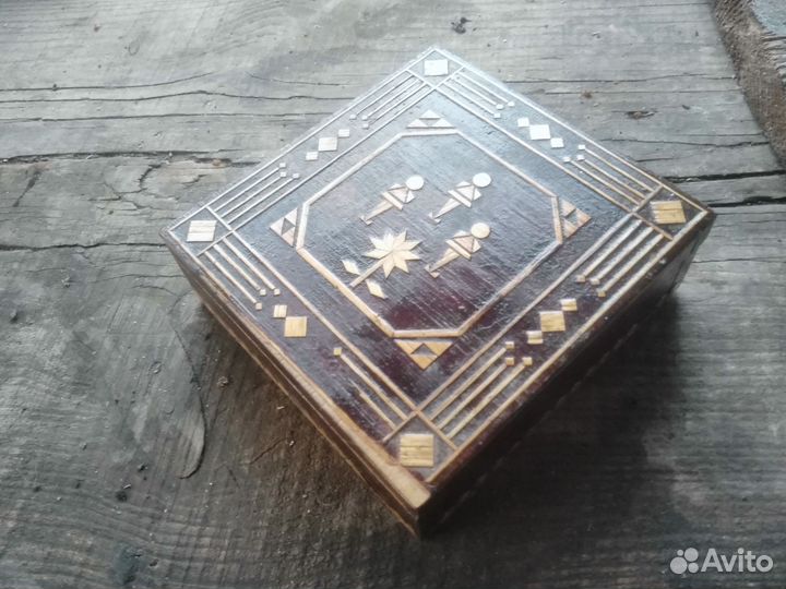 Деревянная шкатулка СССР
