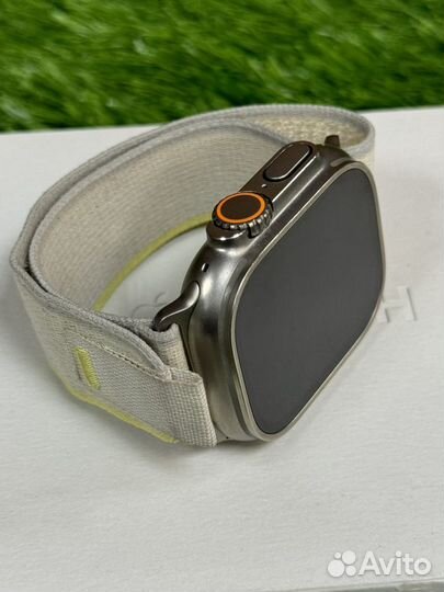 Apple Watch Ultra 49mm, Yellow Beige Trail Loop