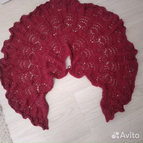 Шаль платок вязаный