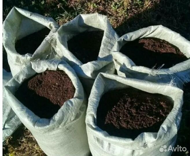 Конский перегной с доставкой в мешках