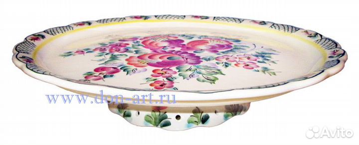 Посуда Тортница Именинница большая